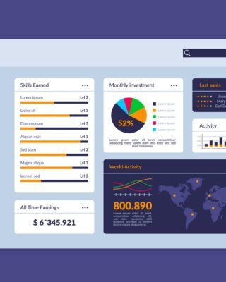 Enterprise Dashboard UI Design (Data-heavy interfaces)