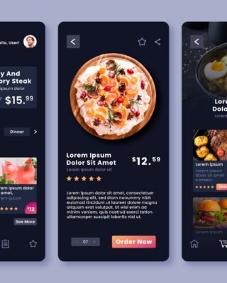 Mobile App Design (Web App version)