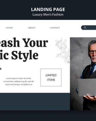 Portfolio / Personal Website UI (up to 5 pages)